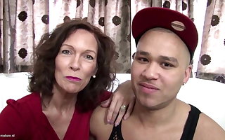 Real mature mom fucked by young not her son