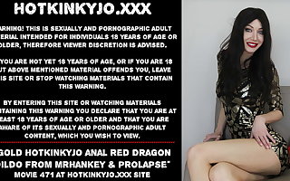 Hotkinkyjo anal Troll dildo from mrhankey & prolapse